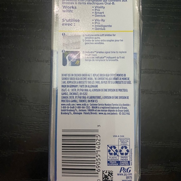 Oral B Replacement Brush Heads (5 Per Box) - Picture 3 of 3